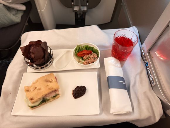 Snack before arrival 