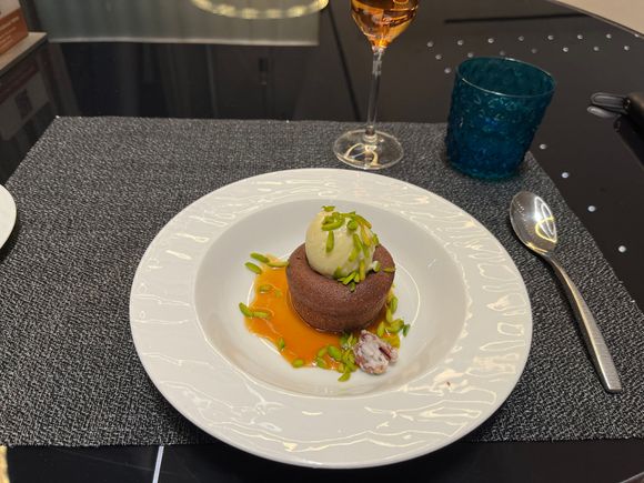 Absolutely decadent lava cake, probably my fav AS dessert