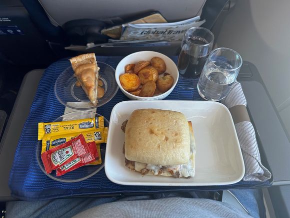 PHL - IAH beef melt sandwich