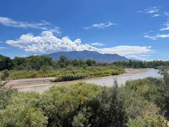 Walking trails on property to the Rio Grande