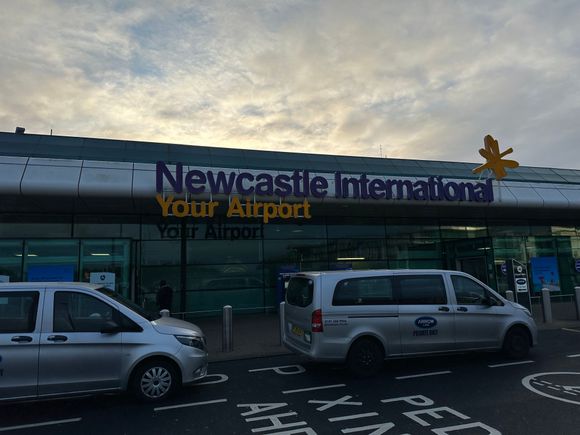 Newcastle airport arrivals
