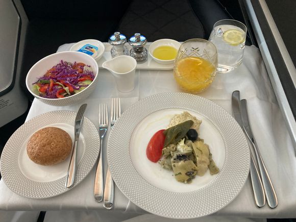 Starter and side salad