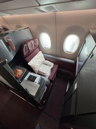 JAL A350-1000 Seat 8A (from the front)