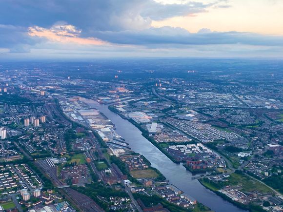 Evening departure from Glasgow