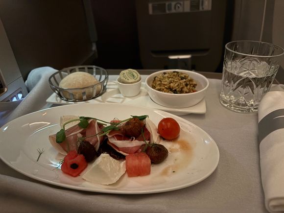 Prosciutto and fig was good, but would have benefited from more mozzarella.