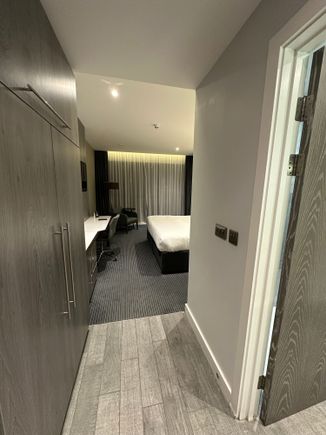 Looking in from the door