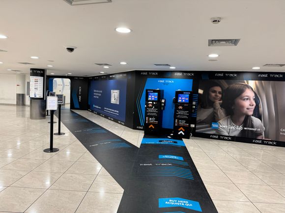 As you can see, the Amex Platinum benefit is prominently advertised 