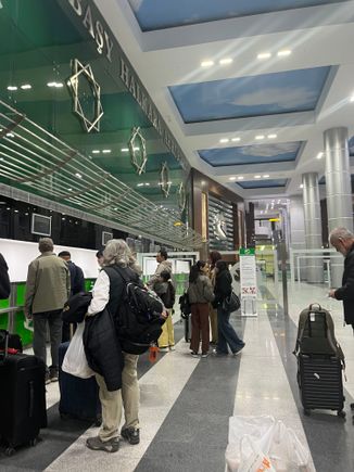 A huge airport with a handful of flights a day in Turkmenbashy