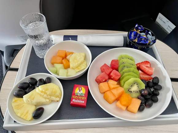 AY Euro-J special meal: fruit platter