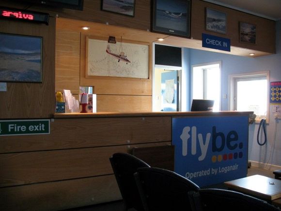 Check-in area