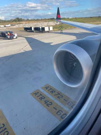 A sort of the over wing while thinking about being airborne picture to stay more or less on topic
