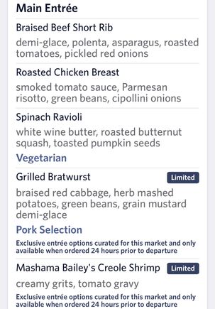 Has anyone had either the shrimp or the bratwurst ex-SLC? I'm leaning ravioli unless someone has had a good experience with either of those. Thanks!