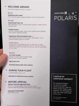 The polaris menu ORD->HND