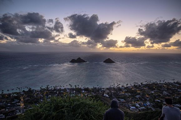 This one is just before the sun started peaking above the horizon.