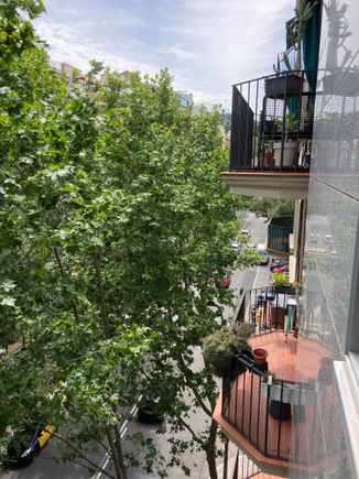 View from the balcony to the right (next building)