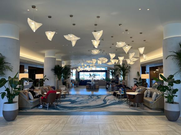 Renovated lobby