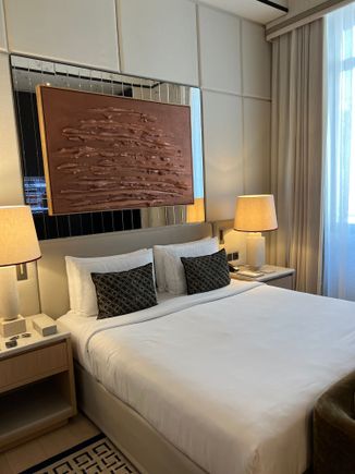 Comfortable king-size bed