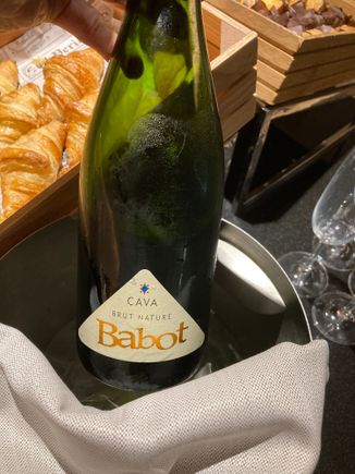 The cava is free flow at breakfast 