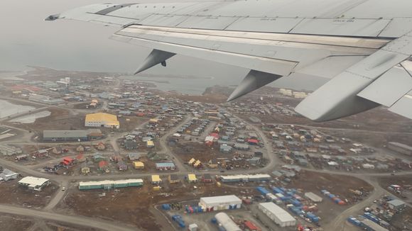 Taking off at YRT. 