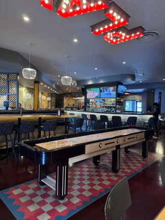 The bar of the pub
