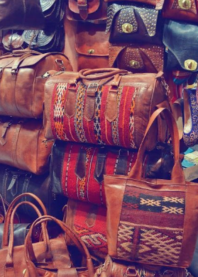 MOROCCAN LEATHER BAGS 