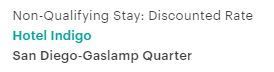 We'll just say that this was a discounted stay that doesn't qualify :)