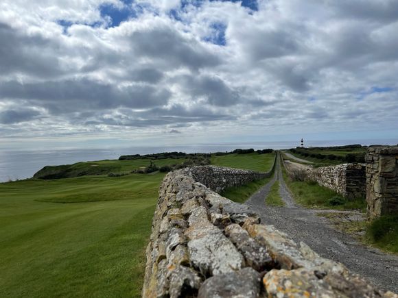 Top of the 6th green, looking backwards