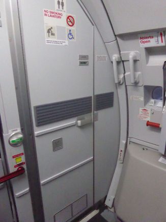 The back left toilet