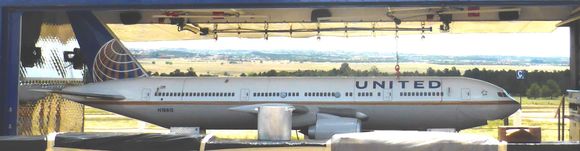 Have you seen THIS variant of the 777?  Notice the tail number ...
