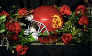 USC helmet Roses