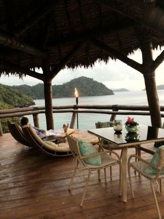 The lookout at the Seagrass Lounge