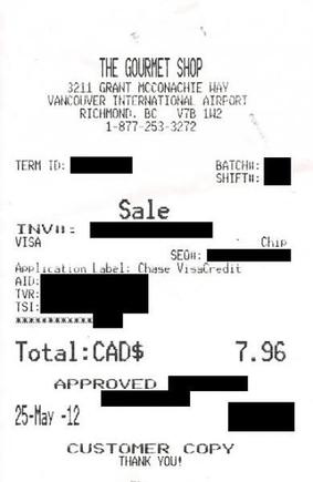 sample YVR chipped