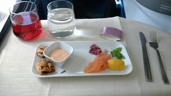 AVML CDG-SLC regular appetizer (FA screwed up)