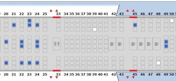 Seatmap UA857
