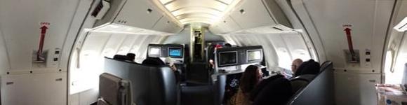 Upper deck, forward view