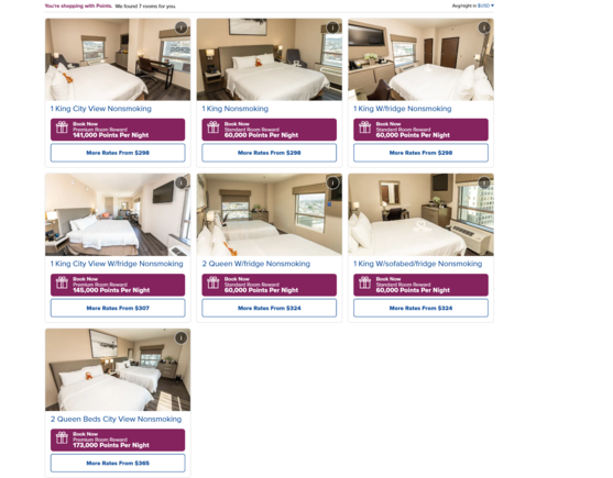 Room Type Selection