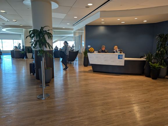 Entrance and check in area