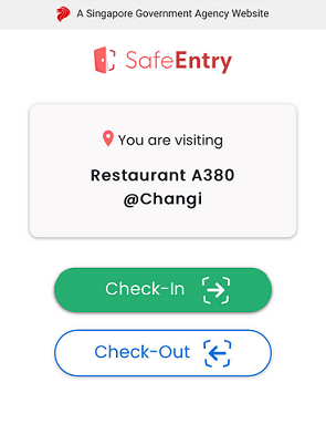 My favorite Safe Entry in all of Singapore!
