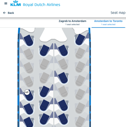 KLM WEBSITE/APP