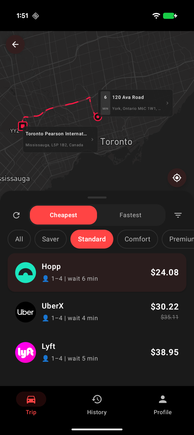 120 Ava Road, York -> Pearson Airport (YYZ)