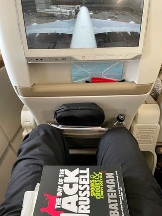 Seat 36A - I'm 6'1 - not a lot of leg room!