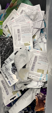 Just got back from my WMNM, noticed dozens of these in the open trash bin at the end of the self-checkout line. Not sure what's going on, but there are now zero variable VGC's left on the GC rack for this particular store.