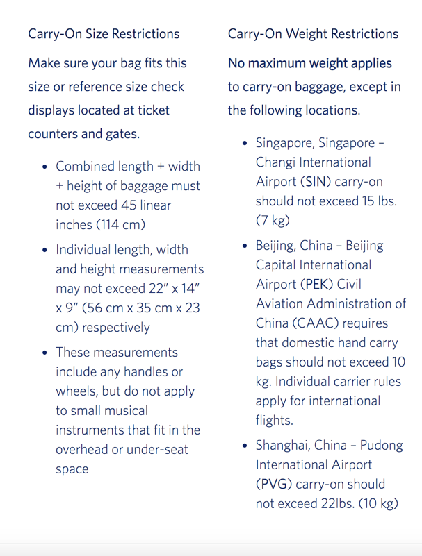 delta carry on weight rules