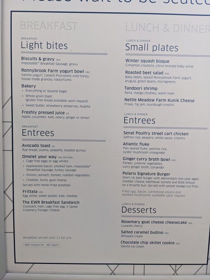 EWR Polaris lounge Reviews, Experiences, Q&A, .. Page 43