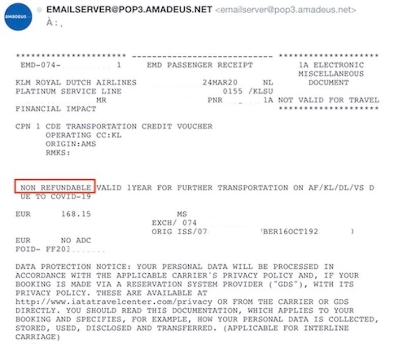 COVID19 AF/KL rebooking/refund policy Page 30 FlyerTalk Forums