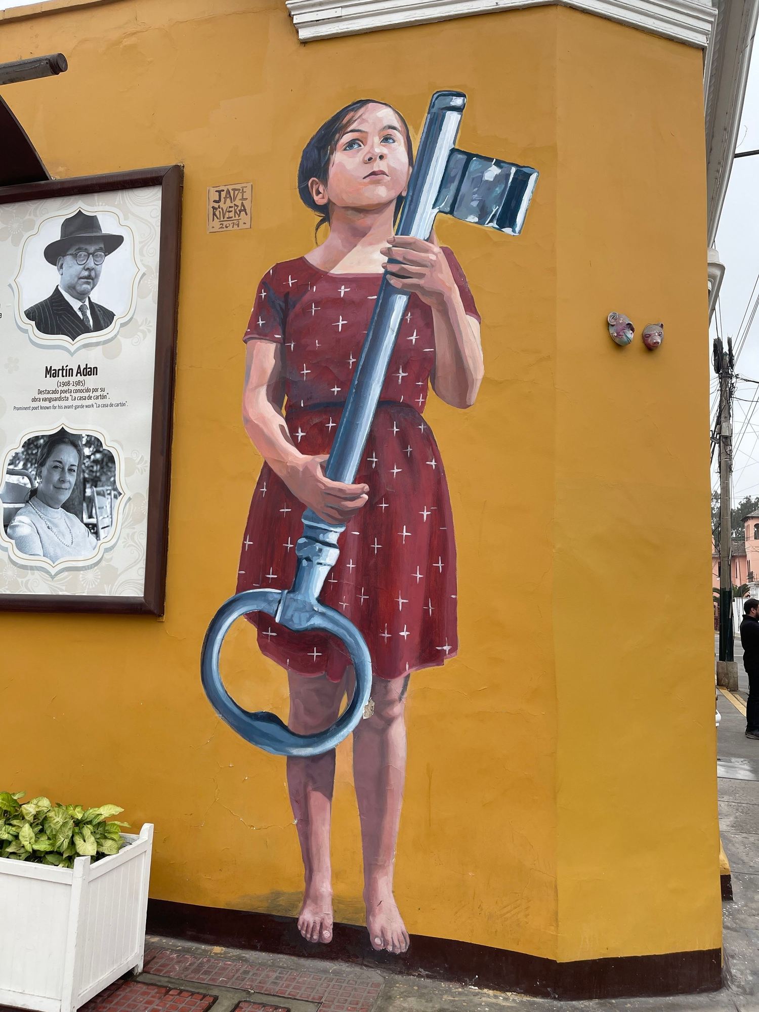 Street art by Barranco square