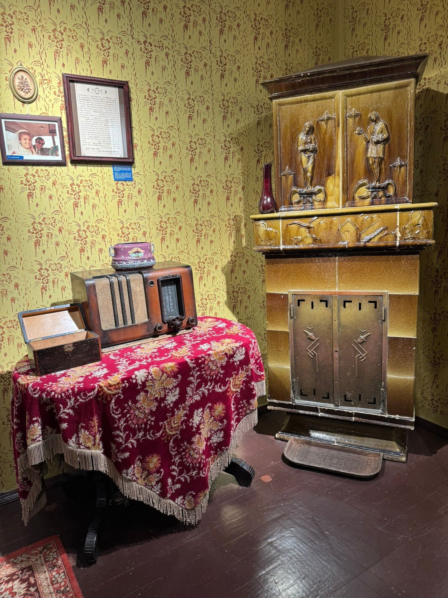 Interior of Elie Wiesel's childhood home 