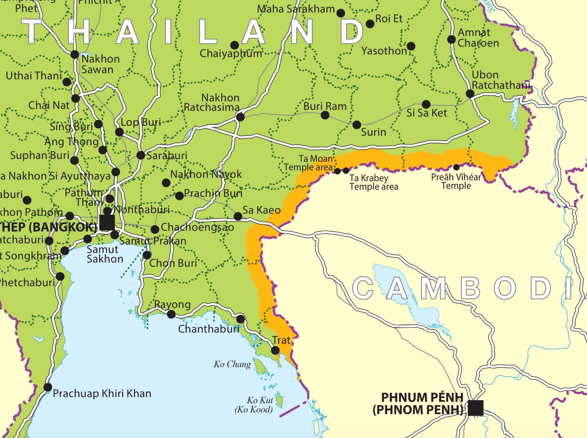 heres the new 20 km limit without including Koh. Chang and Koh Kood