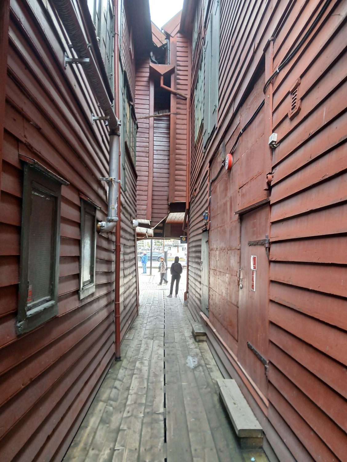 Exiting back to the waterfont