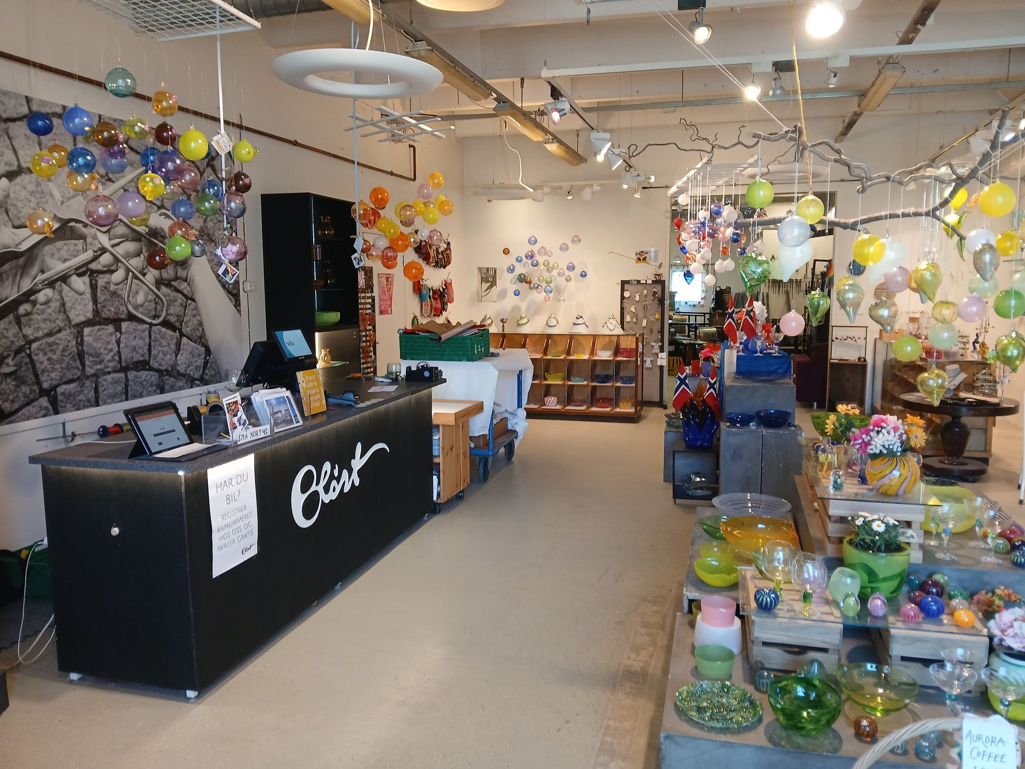 The beautiful shop
